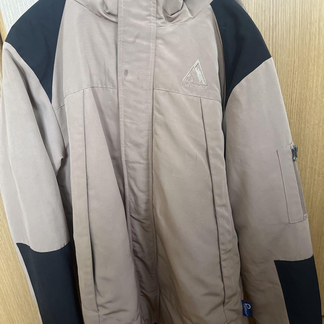 Penfield フード付きダウンジャケット M ベージュ