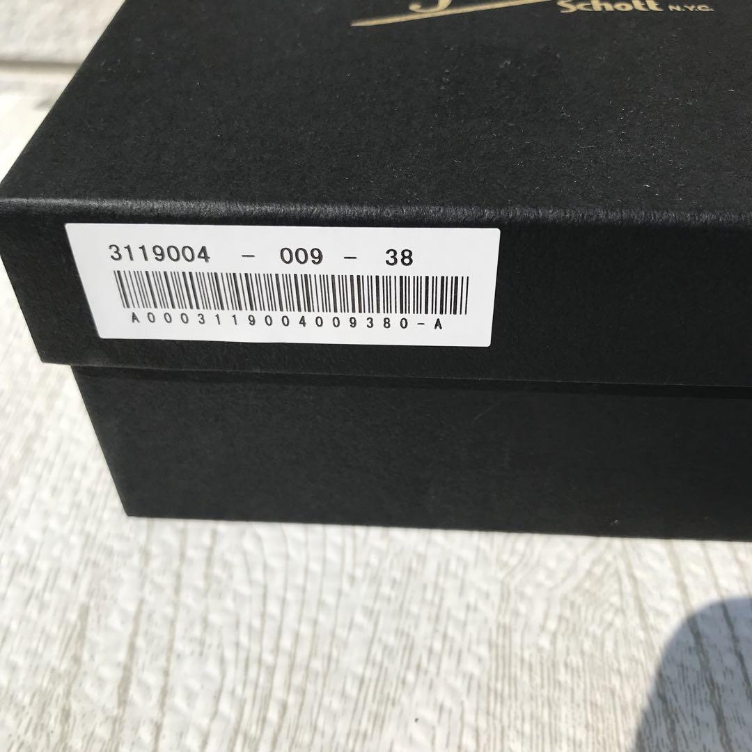 Schott　ベルト　38　ブラック　牛革　3119004