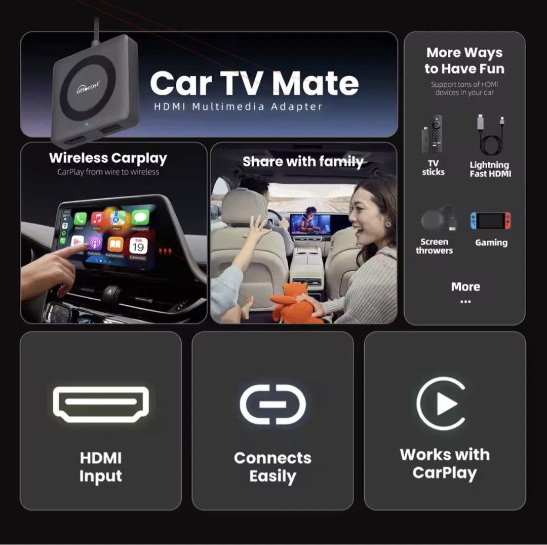 OTTOCAST オットキャスト  Car TV Mate カーテレビメイト