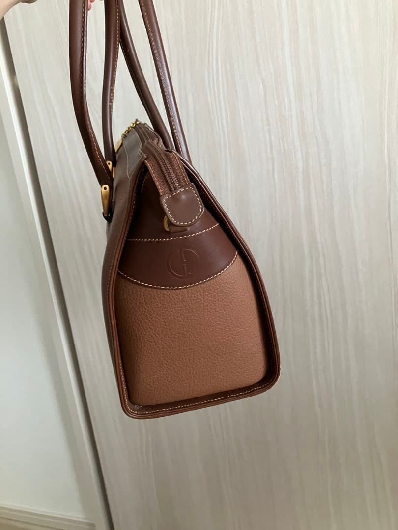 美品OLD　GUCCI★オールドグッチ　ハンドショルダーバッグ　茶ブラウン☆上品