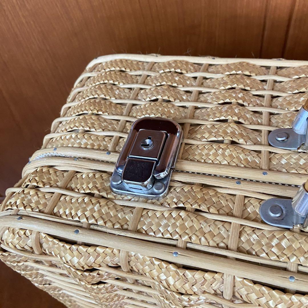 ピクニックバスケット大　籐製