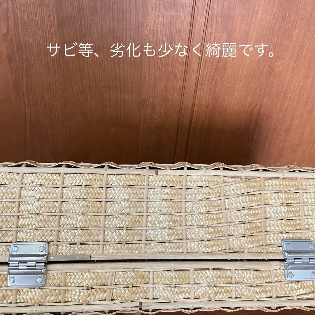 ピクニックバスケット大　籐製