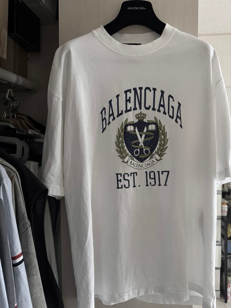BALENCIAGA Tシャツ ホワイトXS SS BALENCIAGA