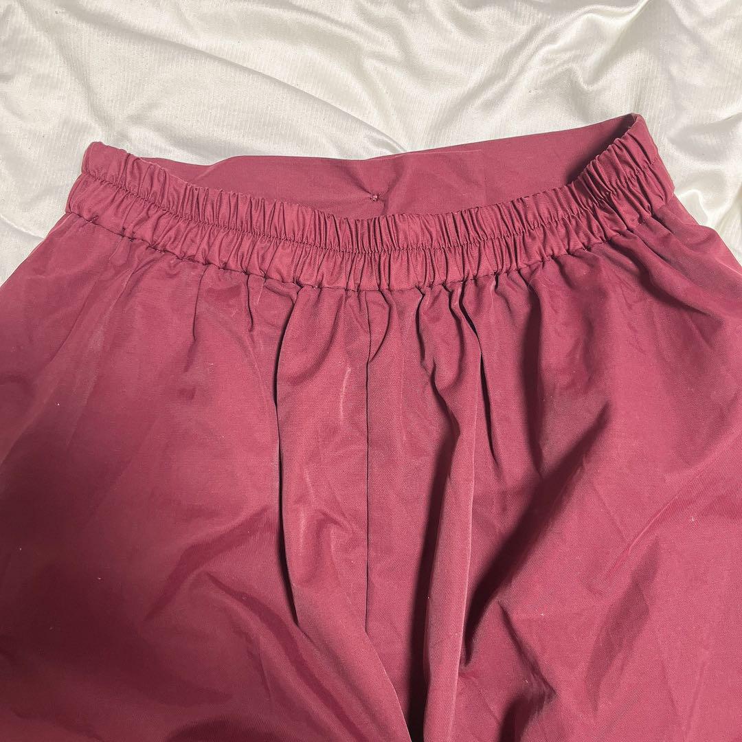 美品 GUCCI グッチ タイガー ボタン フレア スカート 38 ピンク