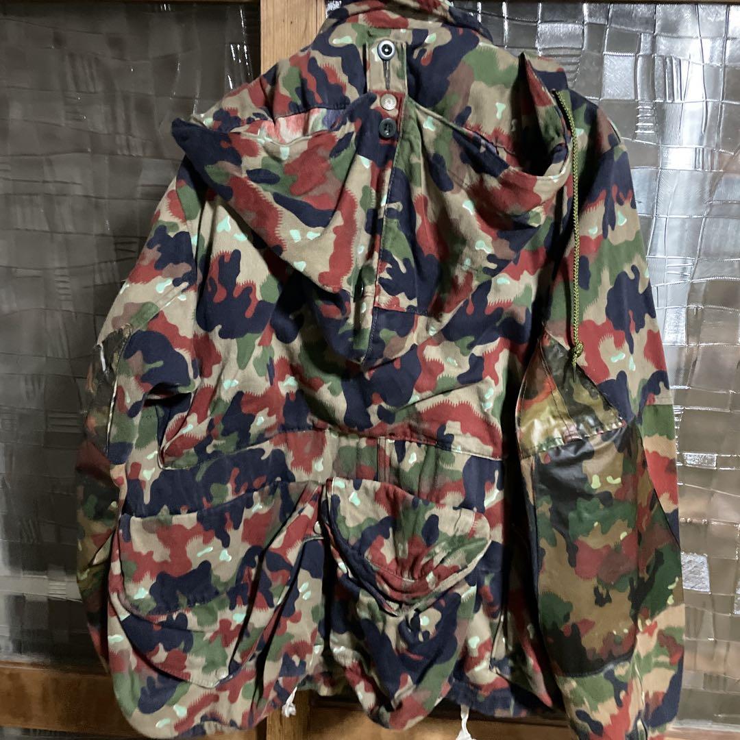 ヴィンテージ　スイス軍　アルペンカモ　迷彩 ミリタリージャケット