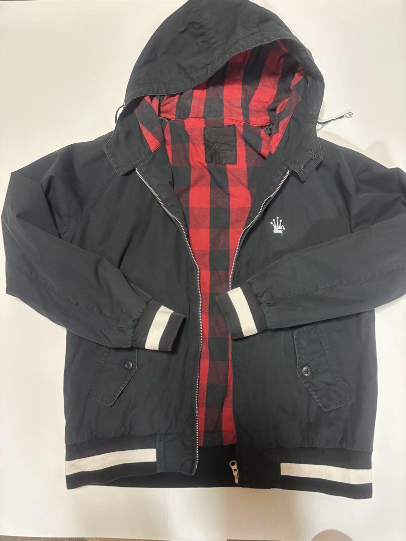 STUSSY ジップパーカー ブルゾン チェック柄