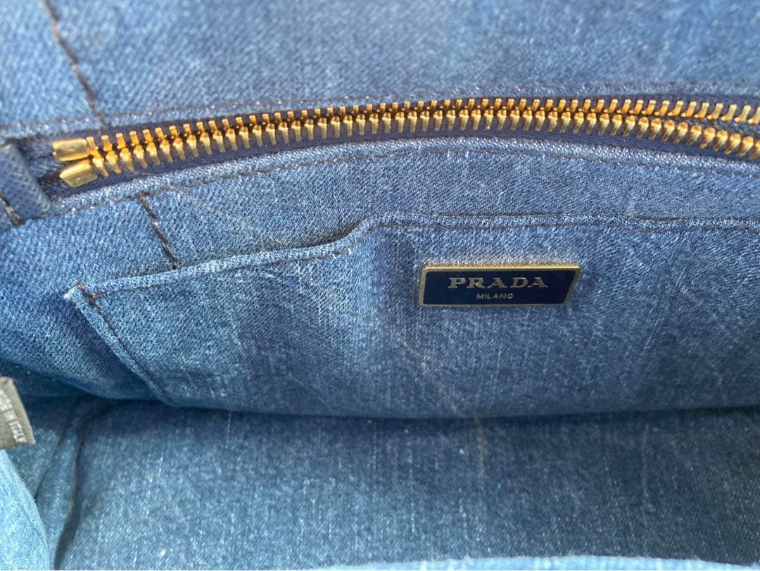 プラダバック デニムバック