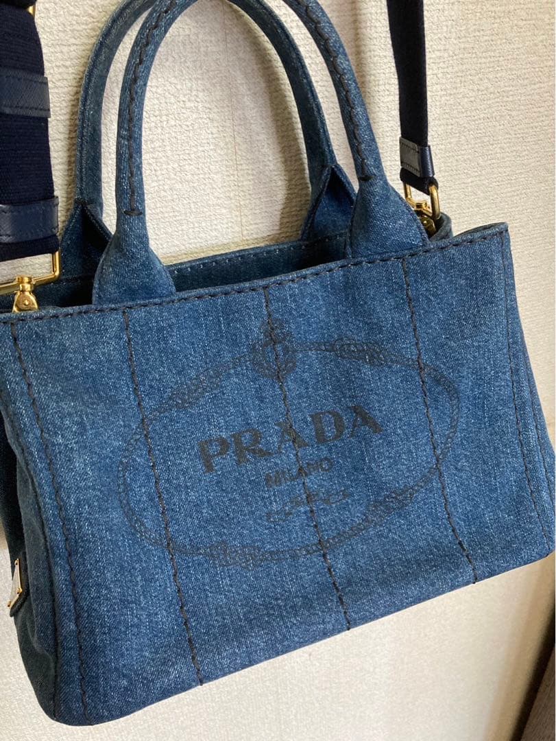プラダバック デニムバック