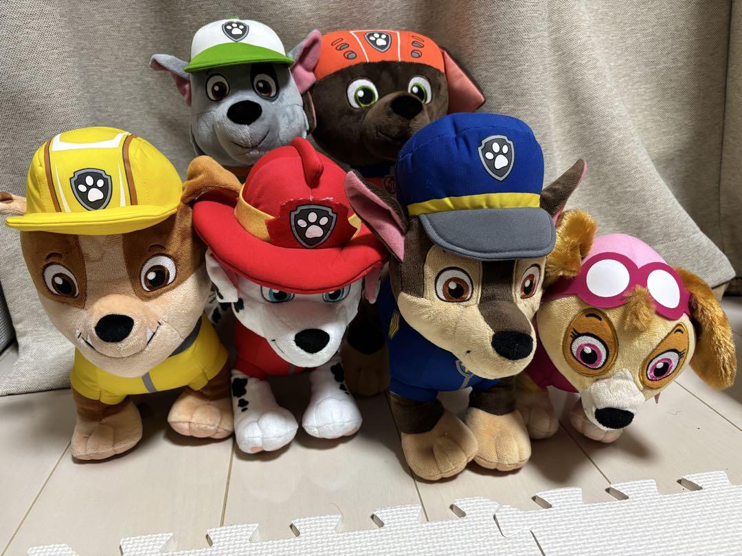 パウ・パトロール ぬいぐるみ 8体セット