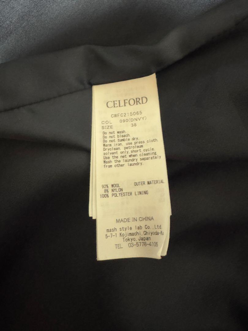CELFORD ケープ付きドレスコート