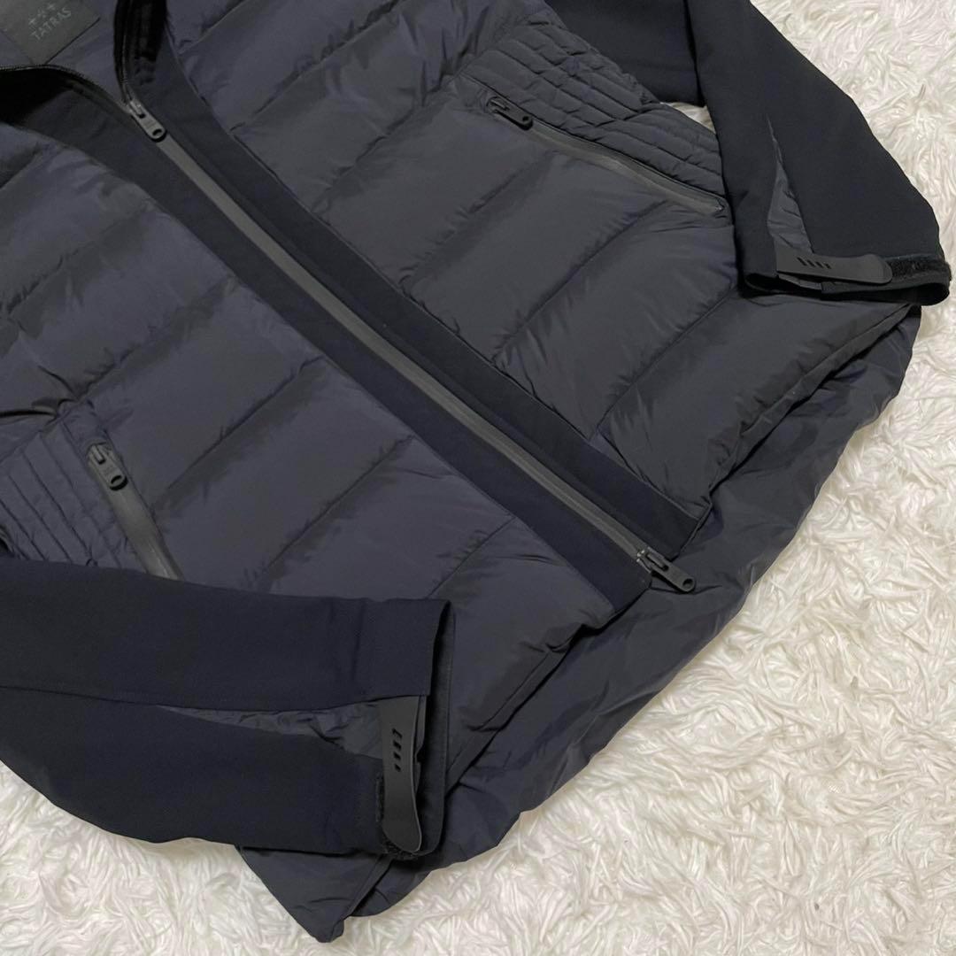 【極美品】タトラス ブレージョ ハイブリッドダウン 異素材 ブラック 04 XL