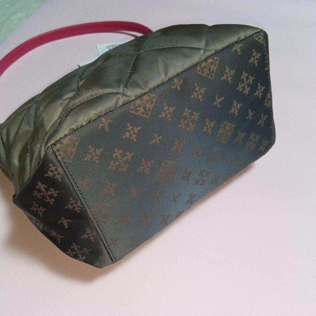 ラシット キルティングミニトートバック タグ.収納袋付き ラシット キルティングミニトートバック タグ.収納袋付き