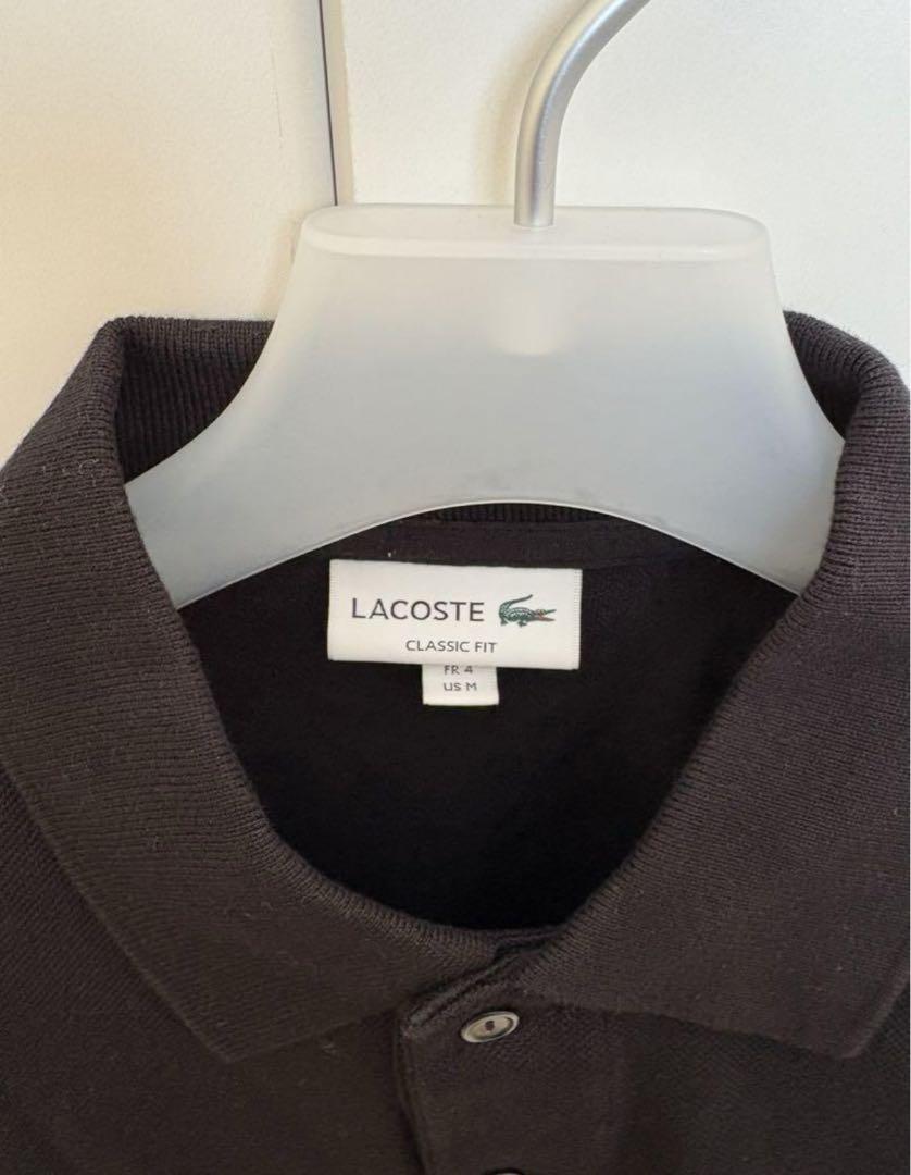 LACOSTE classic fit ポロシャツ ブラック