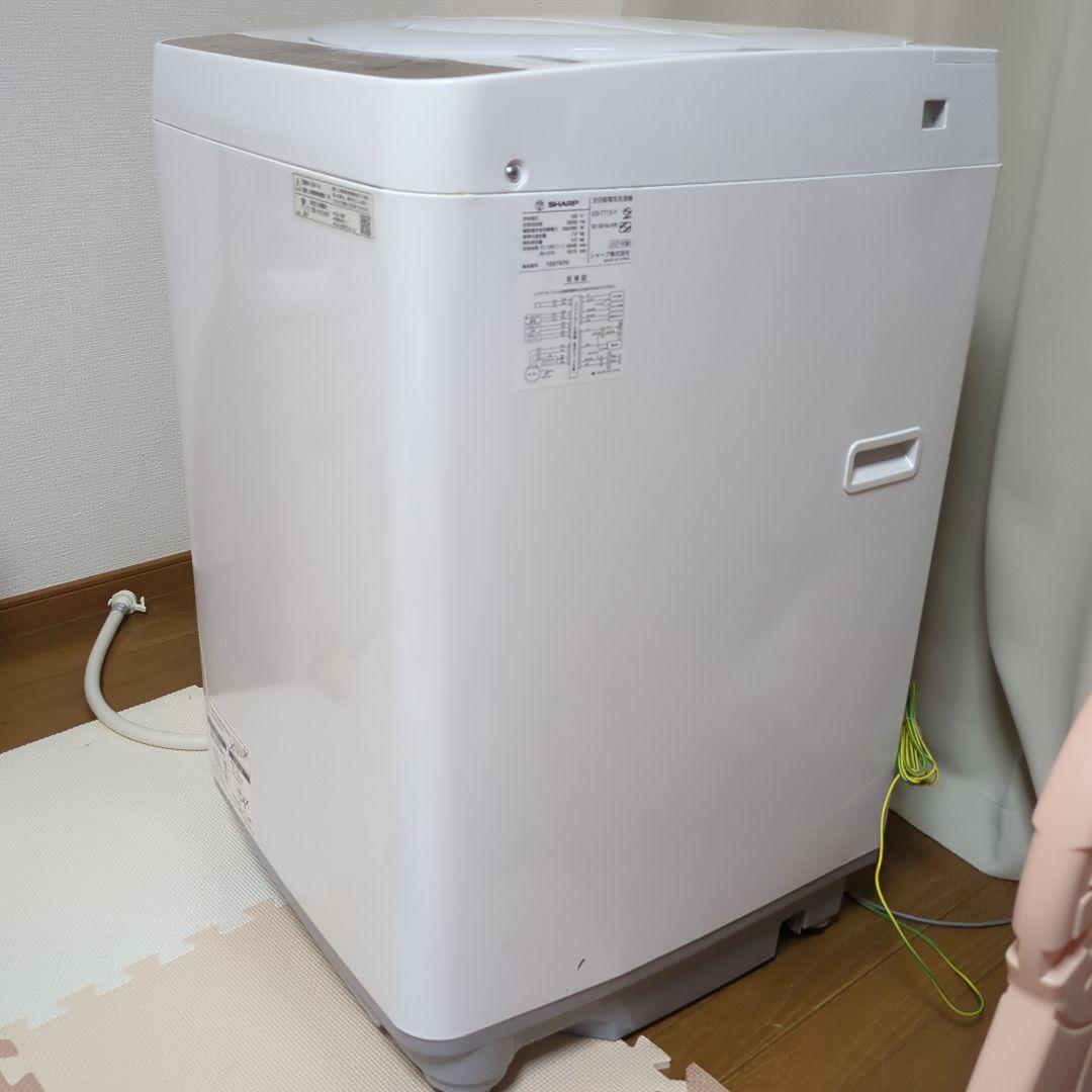 7.0kg SHARP ES-T713-T縦型洗濯機 　2021年製
