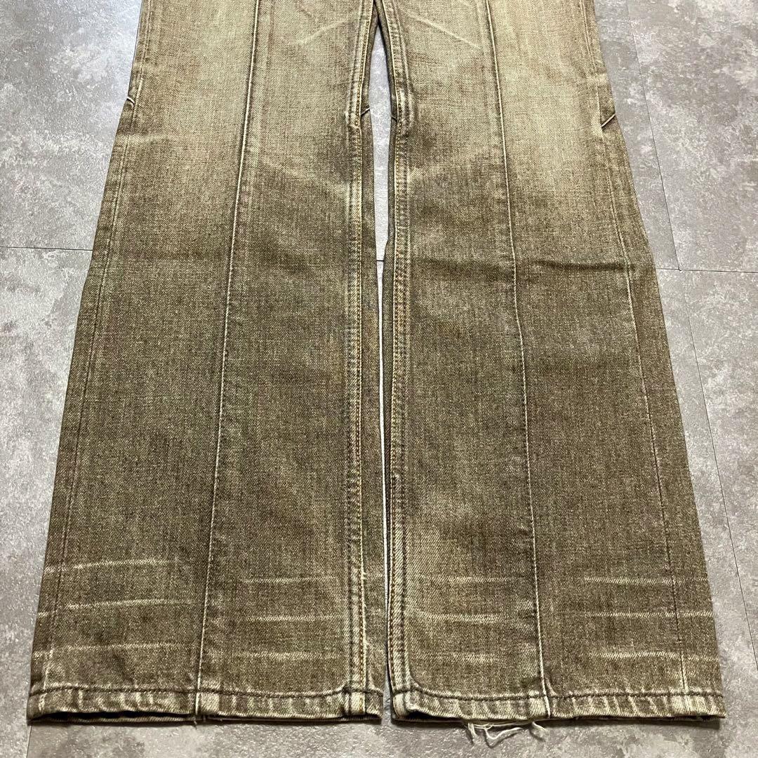 パンツ 00s nicole python pocket flare denim Y2K