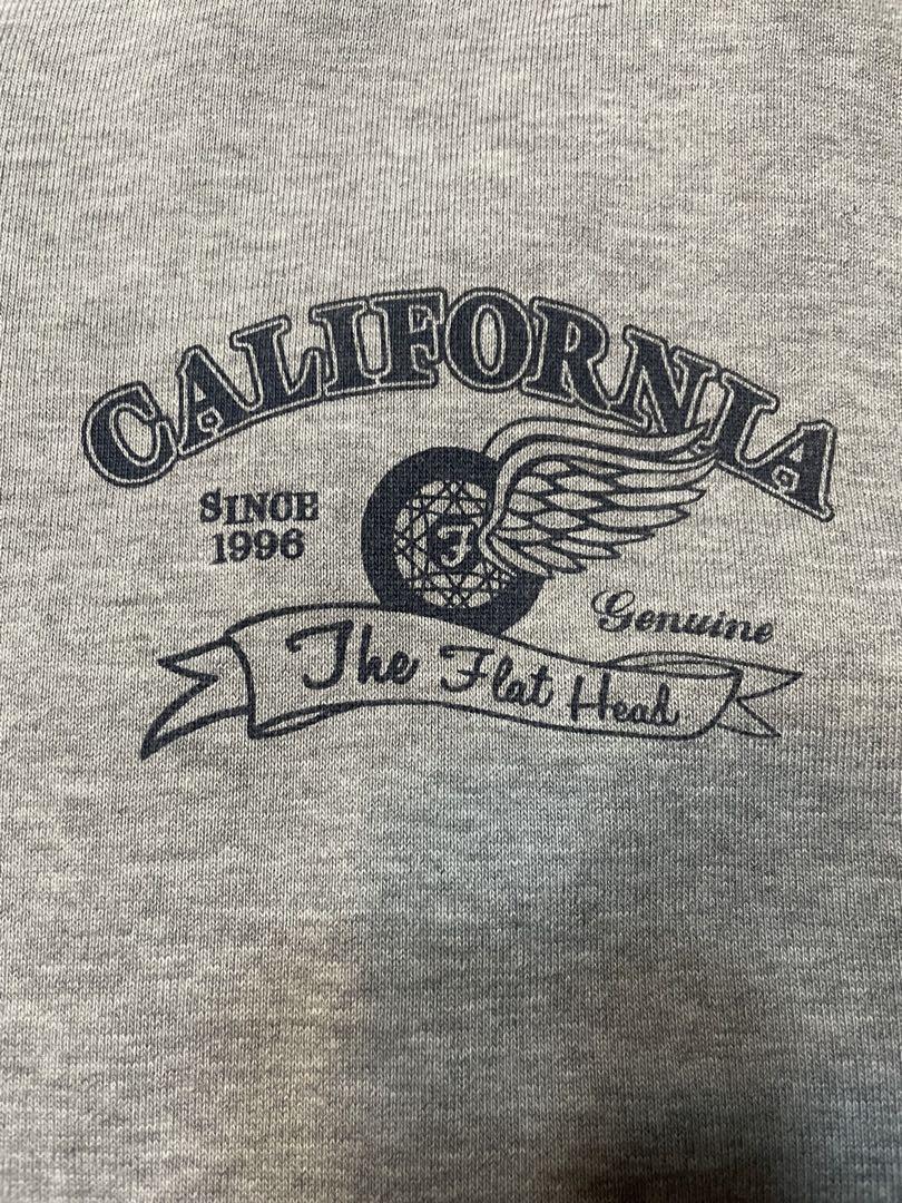 THE FLAT HEAD グレー ジップスウェット L
