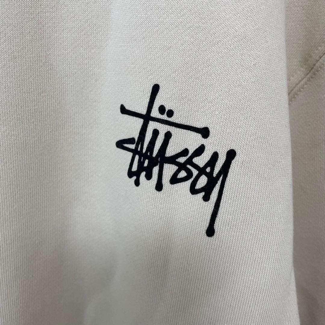 【新品】ステューシー ベーシック クルー スウェット スモークXL ベージュ