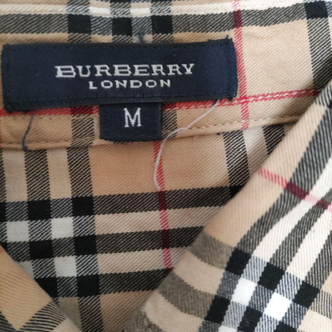 BURBERRY チェック柄 長袖シャツ M