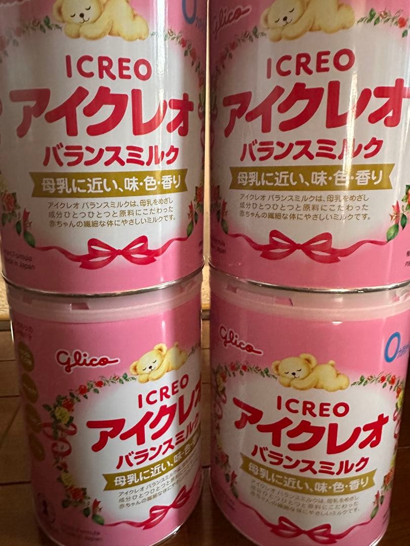 Glico ICREO バランスミルク アイクレオ 800g 6缶