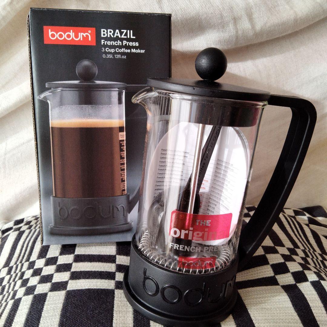 ボダム コーヒーメーカー コーヒーフレンチプレス ブラジル 350ml ブラック