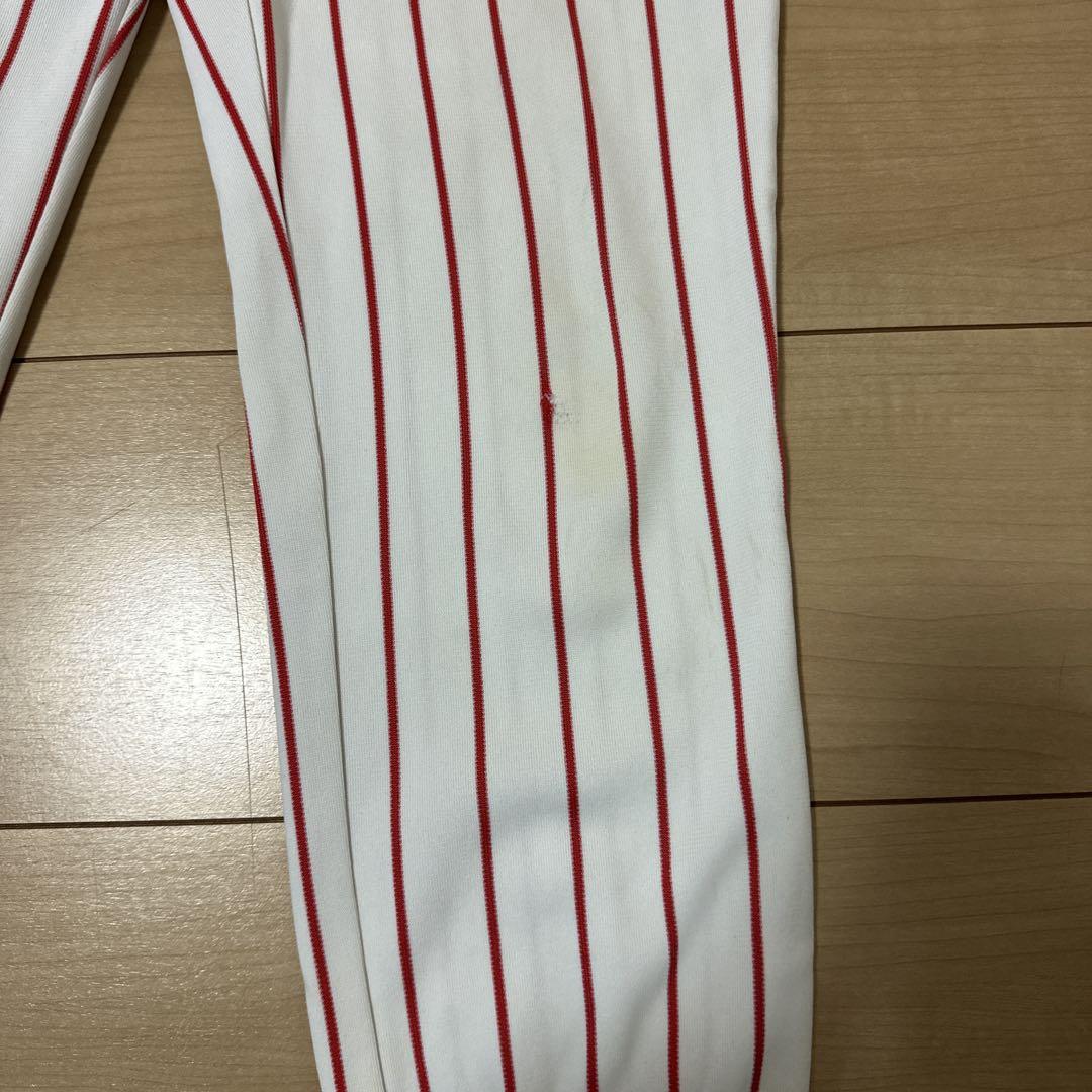 赤の野球上下ユニフォーム＋インナー　(140サイズ)