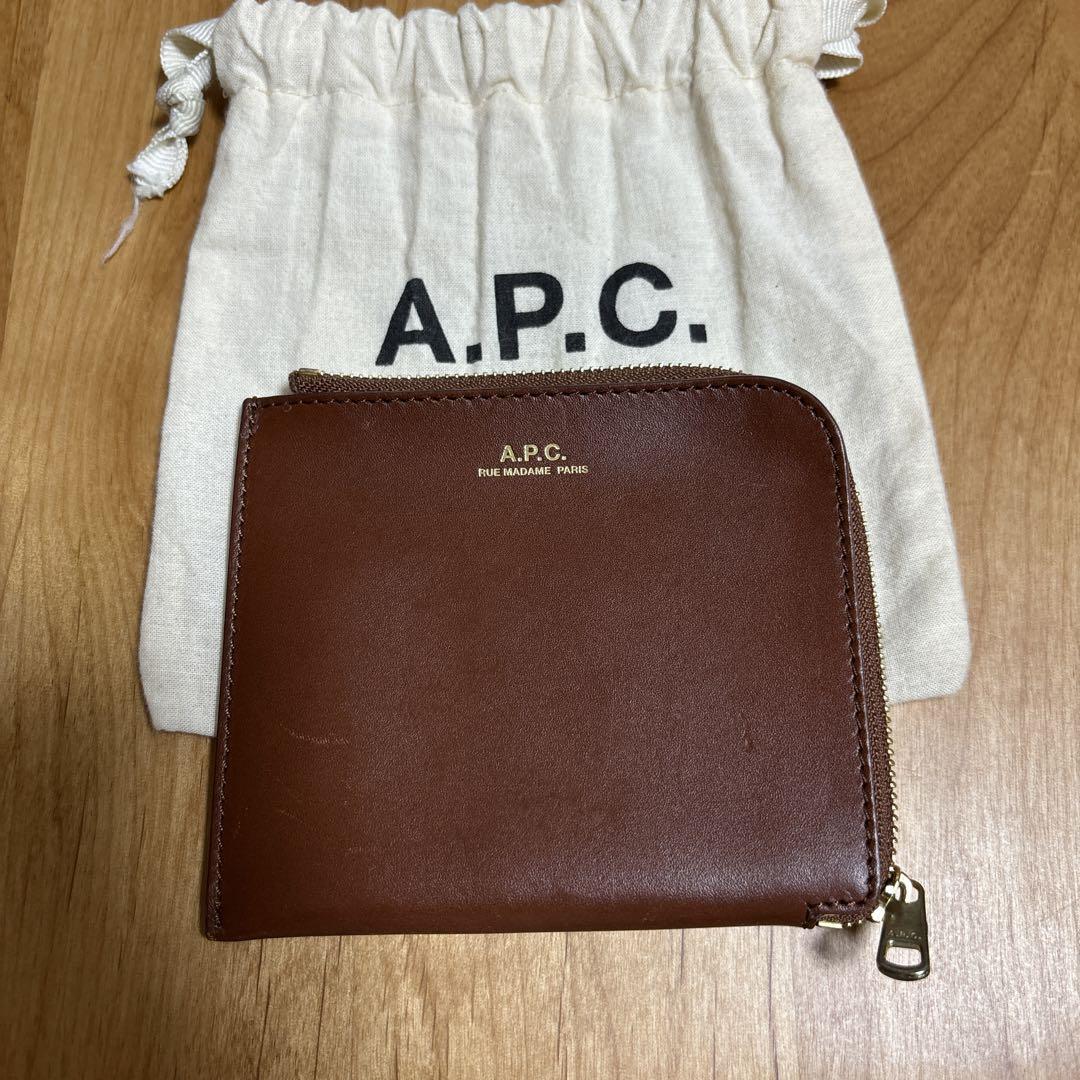 A.P.C. アーペーセー L字 ジップ レザー コンパクト ウォレット 財布