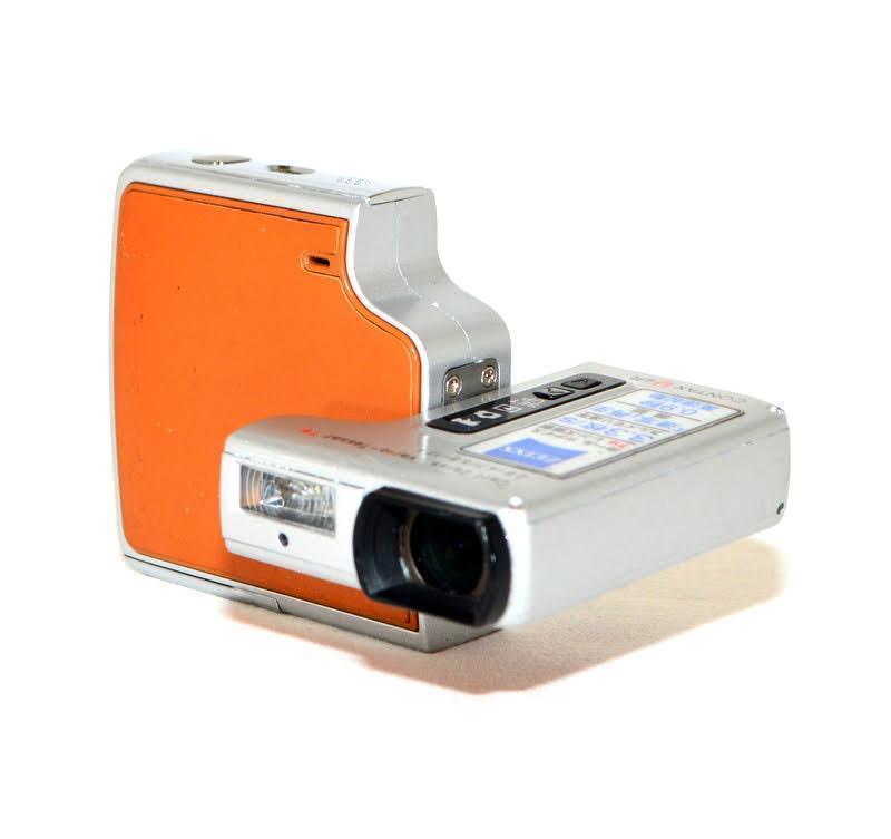匿名配送☆CONTAX U4R ブラウン デジカメ コンタックス 美品コンデジ