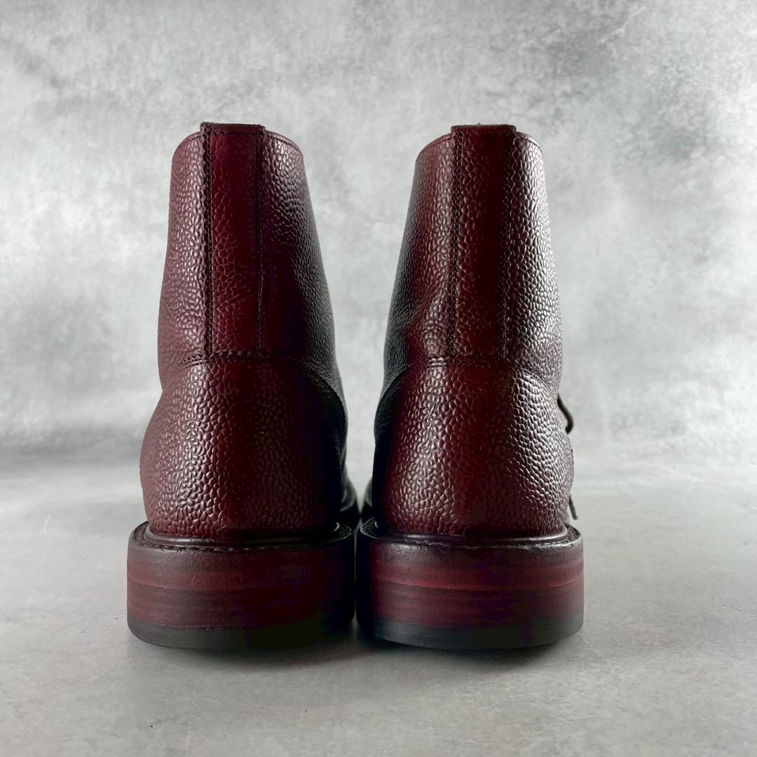 名作　Tricker's M6259　モンキーブーツ　シボ革　バーガンディ　赤 名作 Tricker's M6259 モンキーブーツ シボ革 バーガンディ 赤