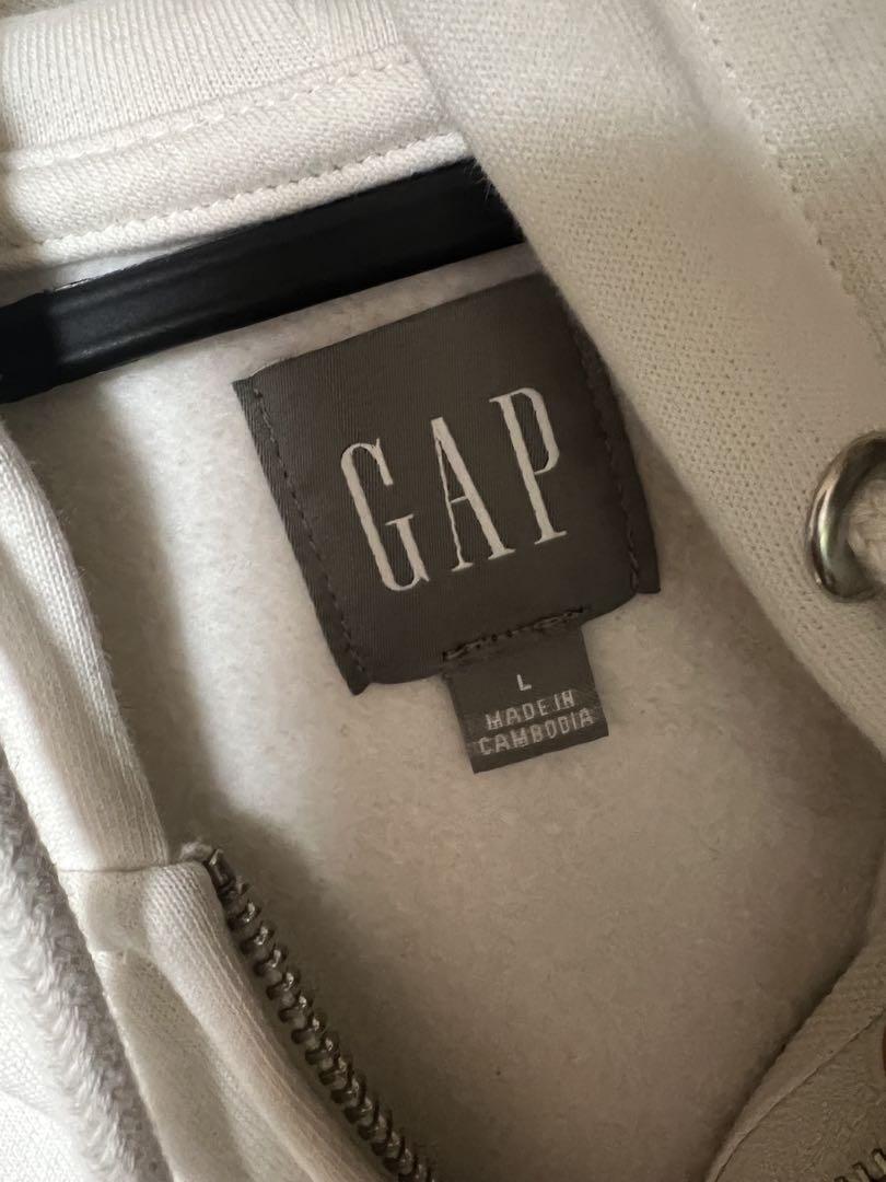 GAP セットアップ　オフホワイト　パンツS パーカーL