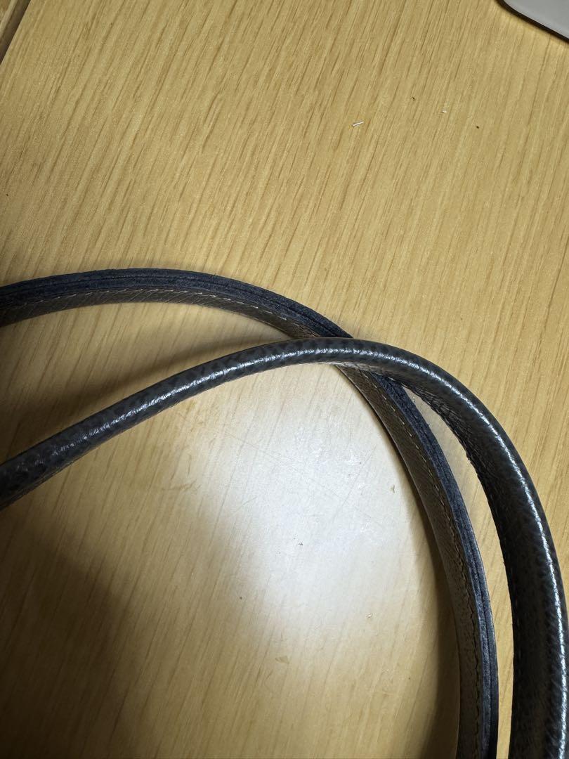 ロンシャン グレー トートバッグM レザーハンドル