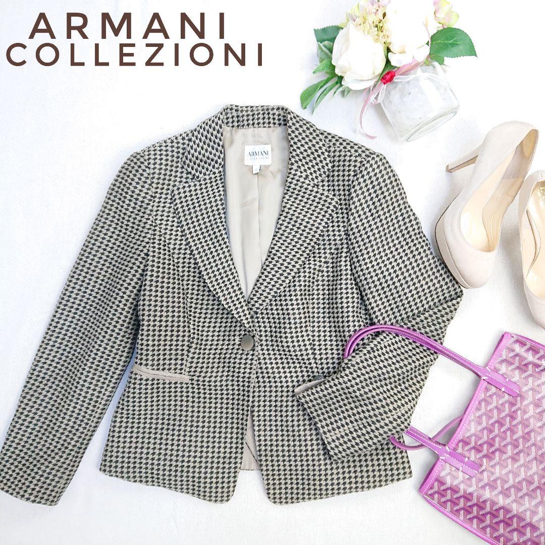 ★Armani Collezioni★テーラードジャケット★総柄★