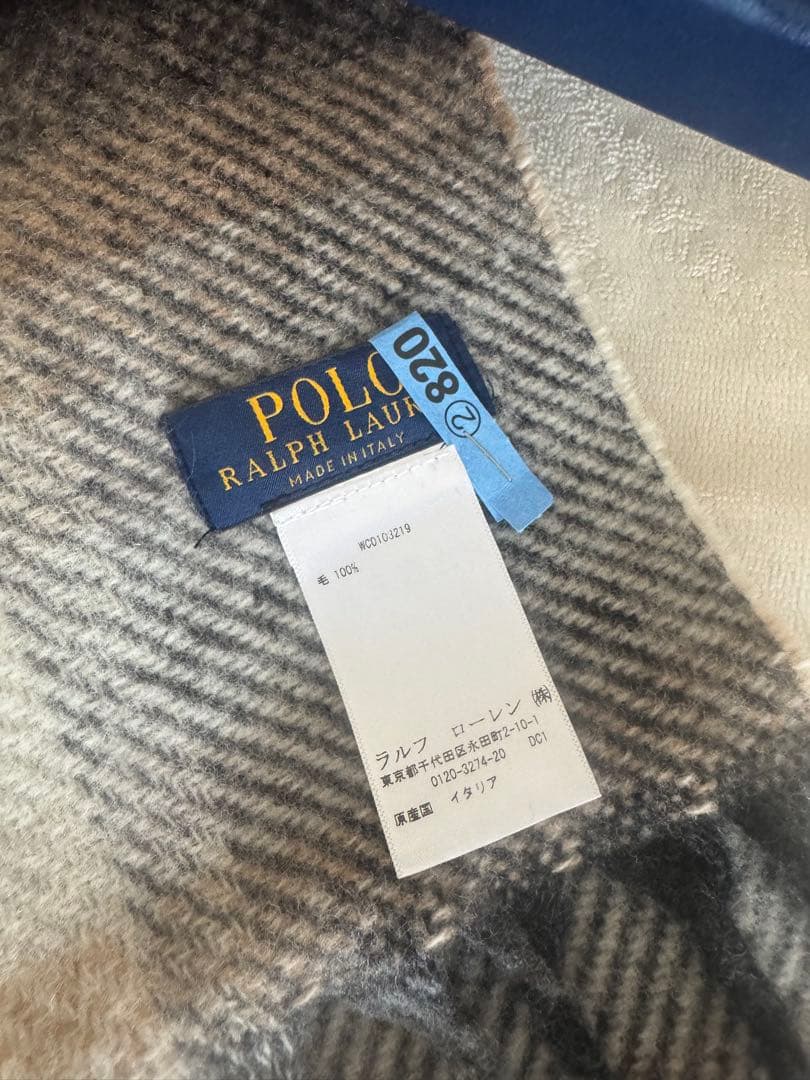 Polo Ralph Lauren チェック柄マフラー