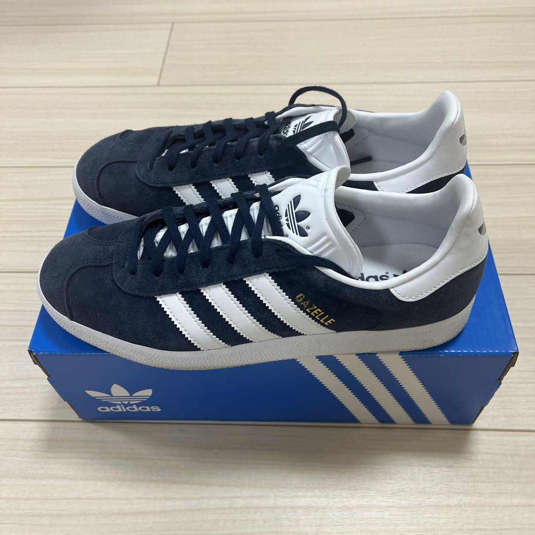 みるるん様専用】 adidas Gazelle ネイビー/ホワイト27.0cm