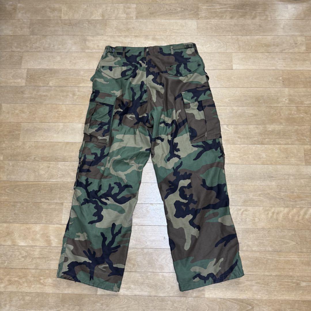 フィールドカーゴパンツ　ミリタリー　米軍　M-65　ウッドランド　実物　迷彩