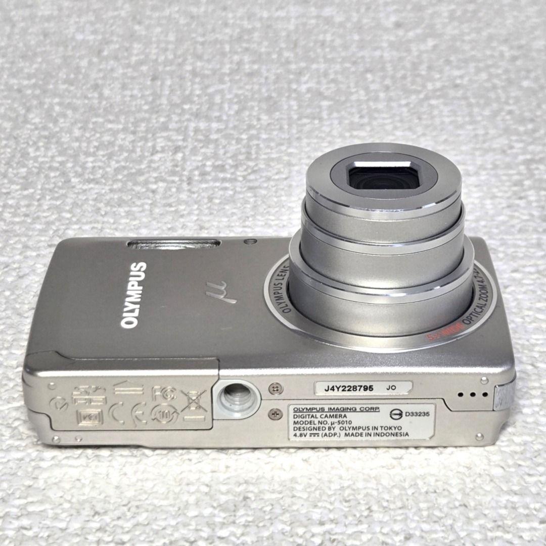 OLYMPUS デジタルカメラ μ-5010 チタニウムシルバー