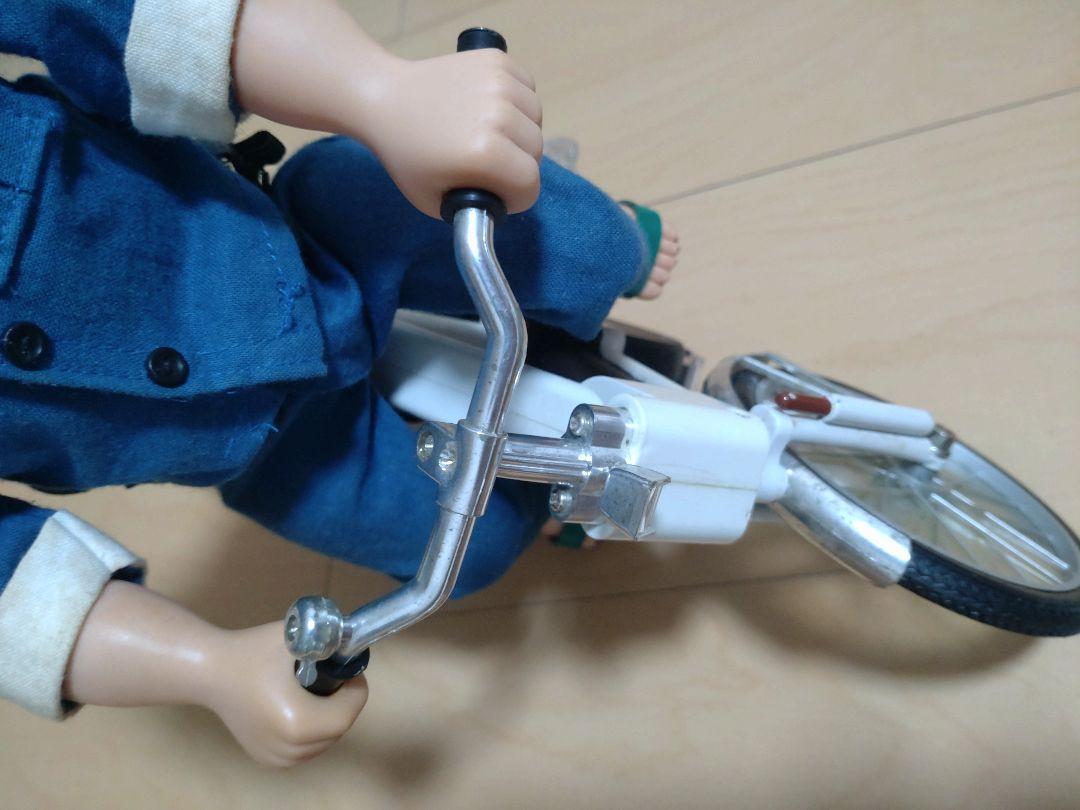 動作確認済み　こち亀　ラジコン 両さん自転車r/c 1/6スケール