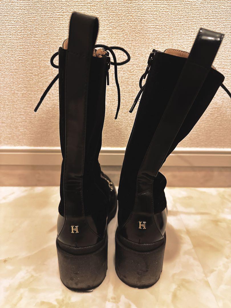 靴 Herlipto Crystal Lace-Up Ankle Boots 37