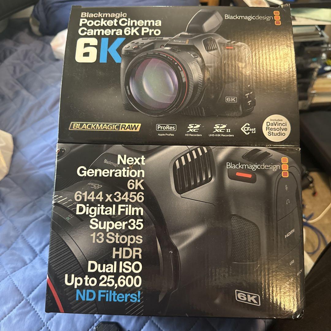 Blackmagic BMPCC 6K PRO Pocket シネマカメラ