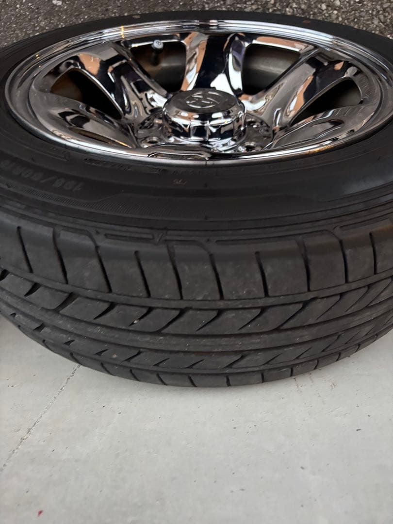 ハイラックスサーフ185 純平メッキホイール ハイエース　ホイール　US仕様