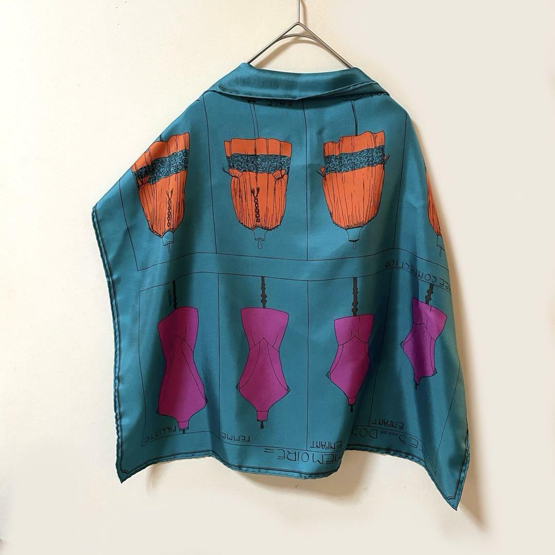極美品✨ マニプリ manipuri シルク スカーフ ストール