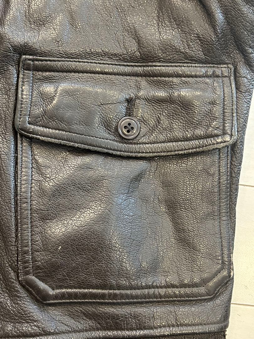 ビッグサイズ レア US NAVY 黒タグ G-1 ヴィンテージ ミリタリー