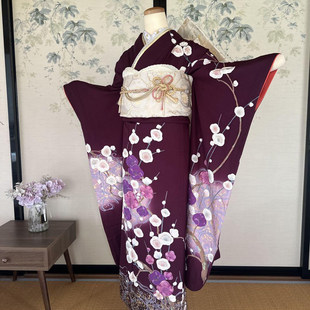 ご専用】かわいらしい刺繍絞り♡振袖フルセット 成人式前撮り