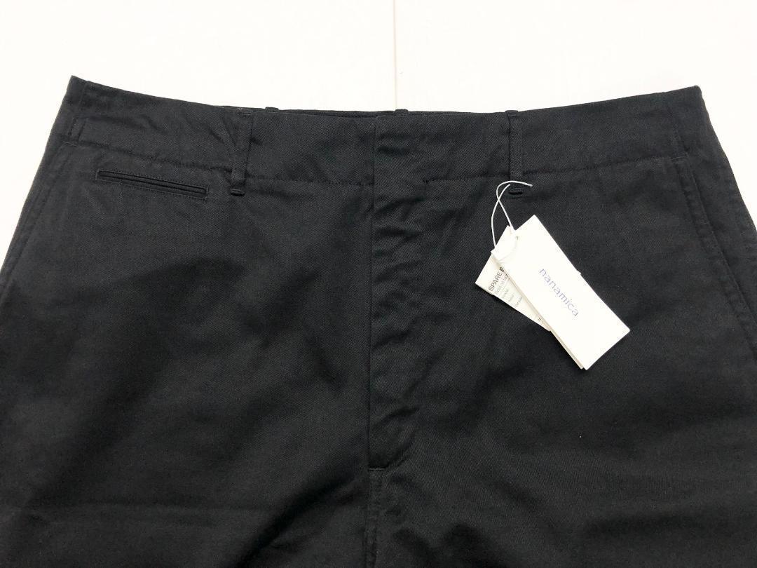 ○★新品未使用　nanamica（ナナミカ）　チノショーツ　34　ブラック