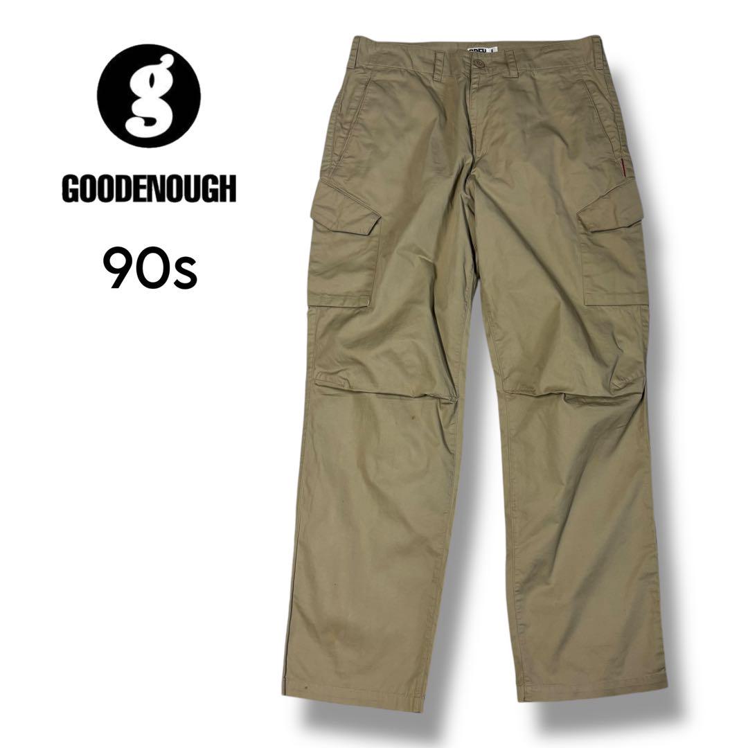 GOODENOUGH】90s- アーカイブ カーゴパンツ L - メルカリ