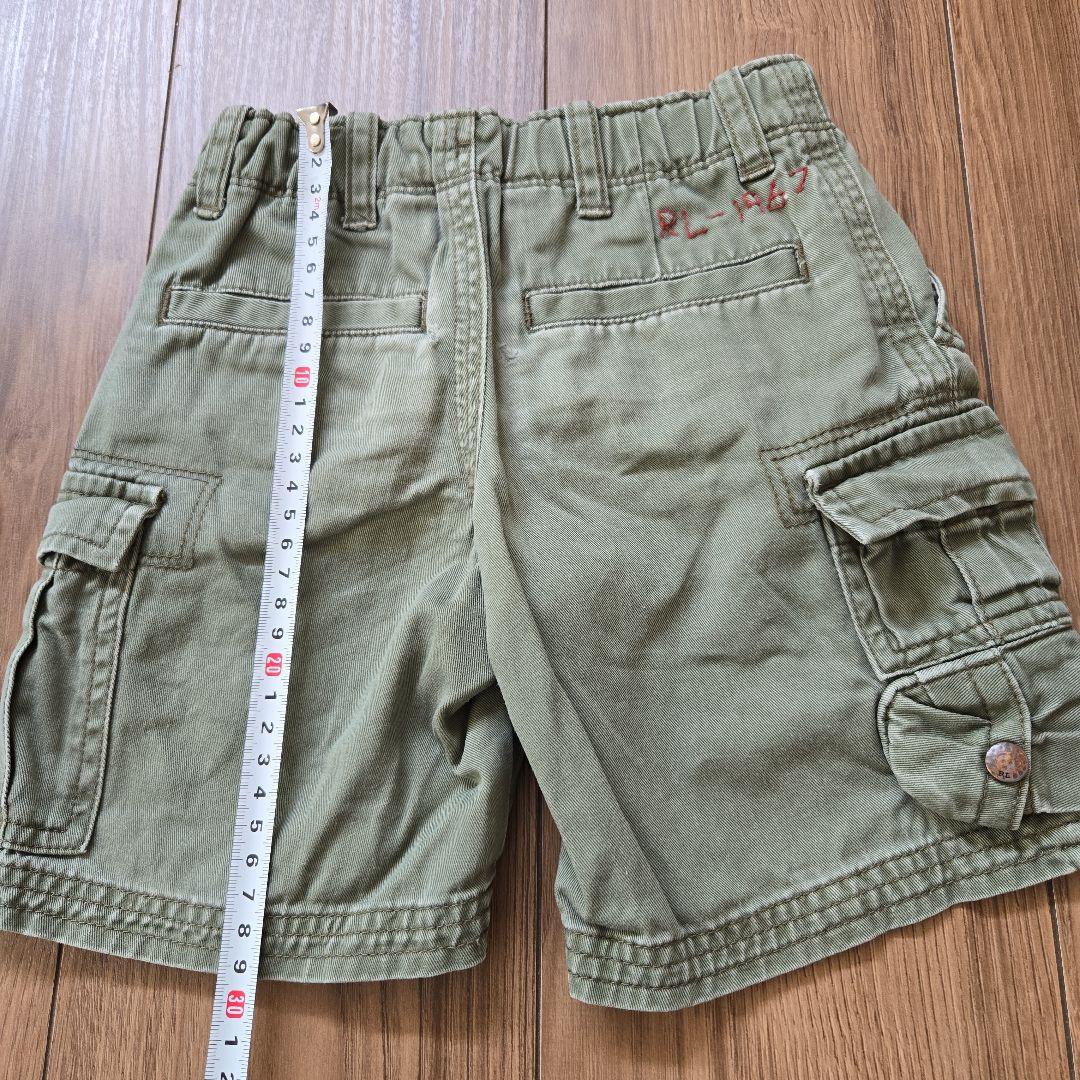 新品‼️ RALPH LAUREN ショートパンツ ロゴ刺繍 カーキ RALPH LAUREN】短パン ショートパンツ ボトム カーキ色 - メルカリ
