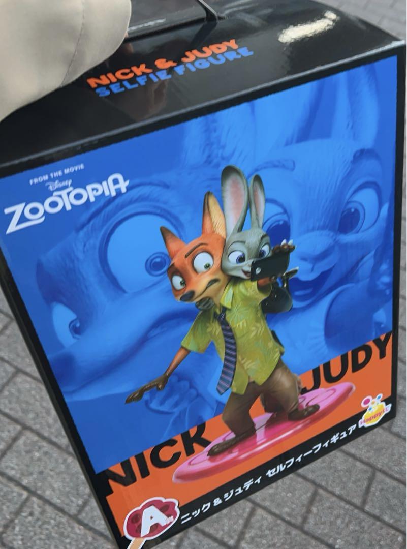 ディズニー ズートピア ニック ジュディ フィギュア Happyくじ A賞