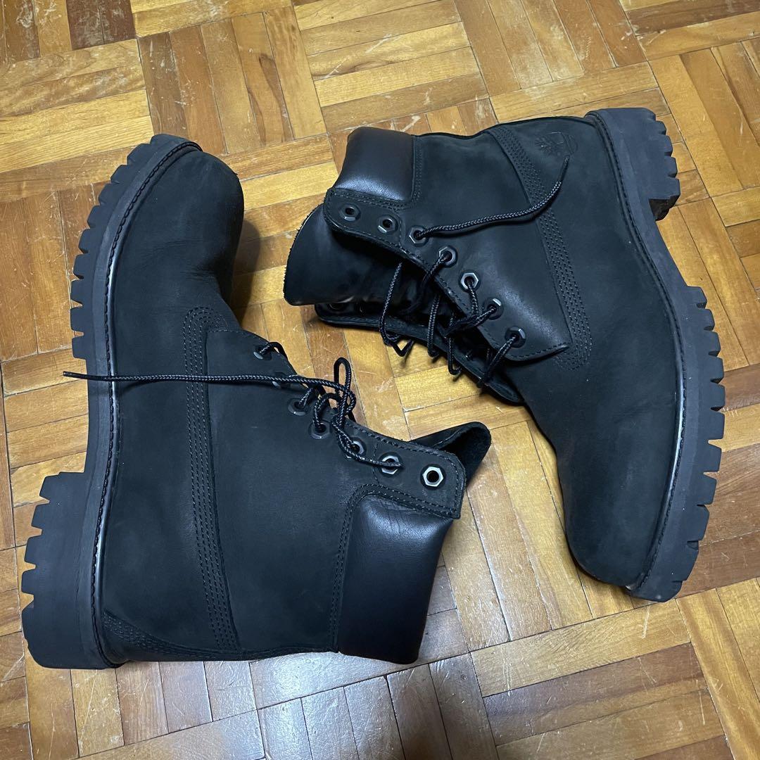 Timberland ブラック ハイカットブーツ