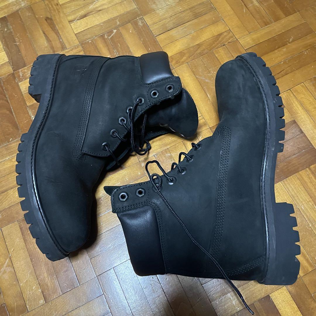 Timberland ブラック ハイカットブーツ