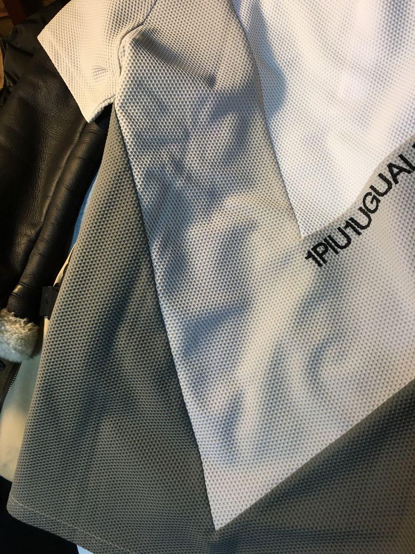 シンジロウ 　1piu1uguale3 GOLF MESH POLO