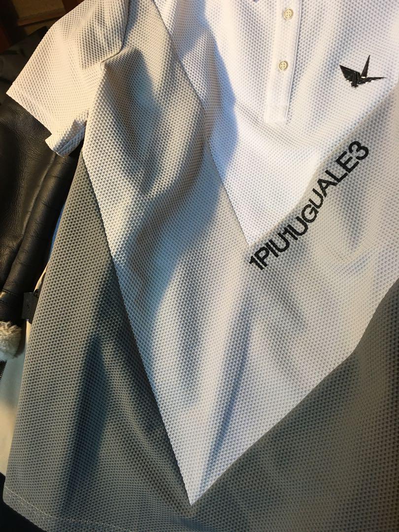 シンジロウ 　1piu1uguale3 GOLF MESH POLO